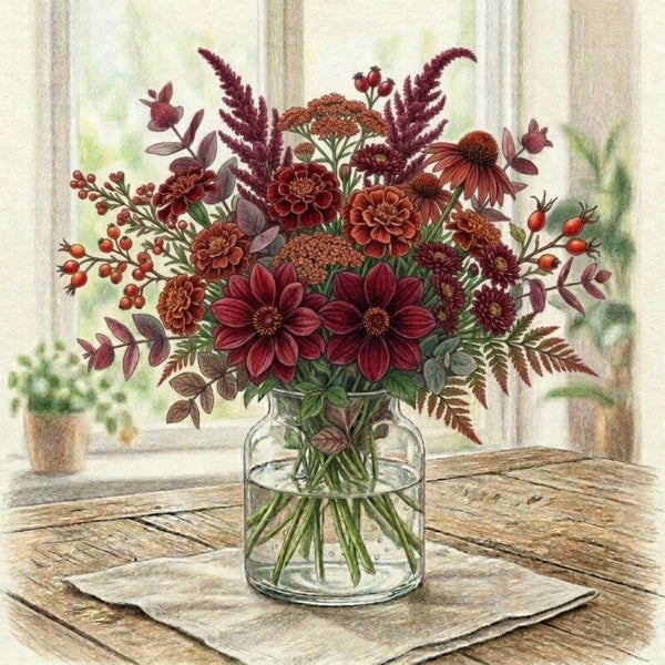 Le Bouquet Rouge Velours