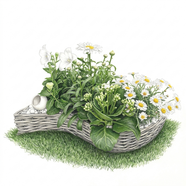 Panier Vague Fleurie – Esprit Champêtre