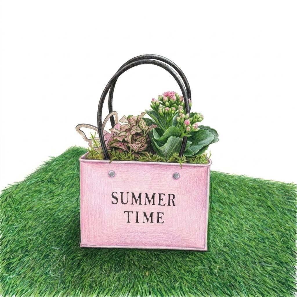 Composition "Summer Time" – Le Sac Déco Rose Tendresse