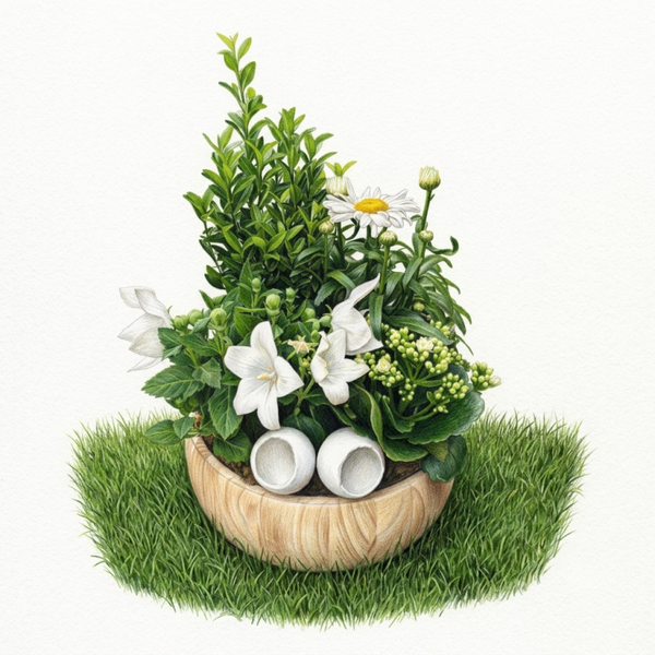 Composition "Écrin Nature" – Harmonie Champêtre & Bois Cérusé