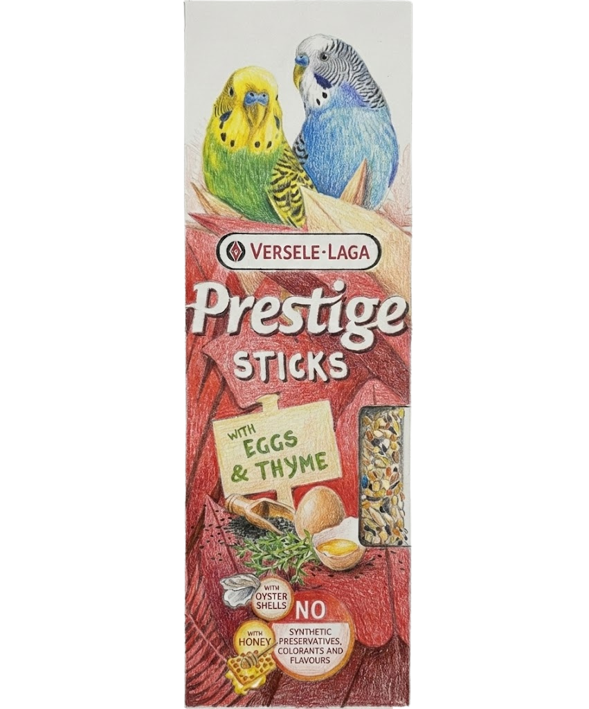 Prestige Sticks Petites Perruches avec Œufs & Thym