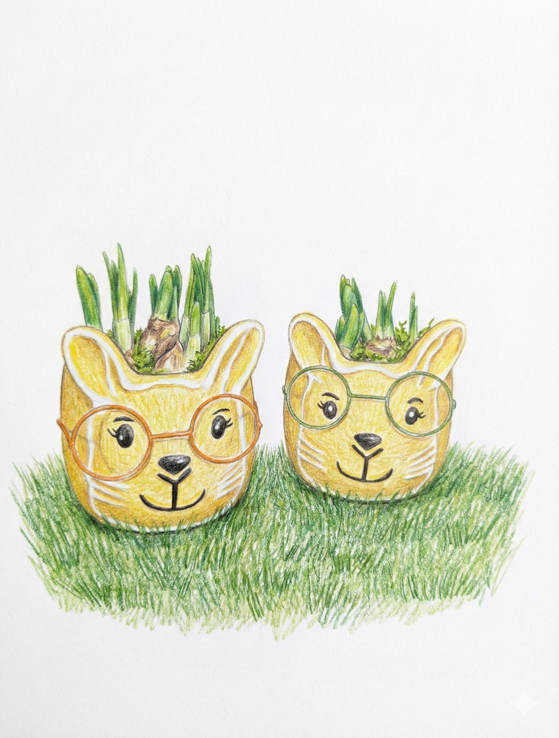 Le Lapin à Lunettes : Un Regard "Smart" sur le Printemps