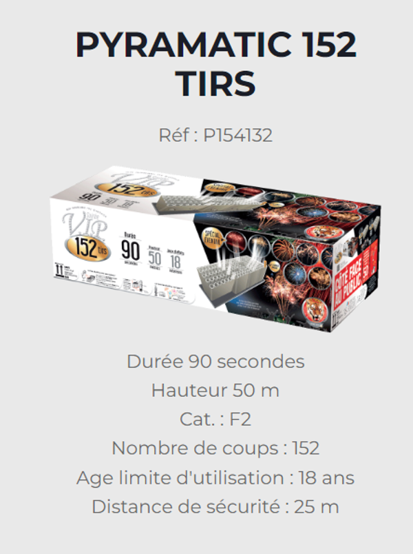 PYRAMATIC 152 TIRS