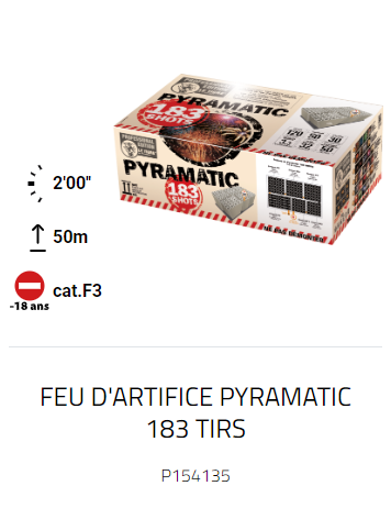 PYRAMATIC 183 TIRS