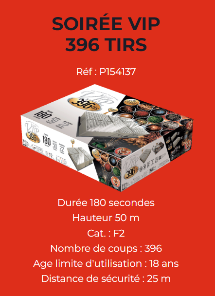SOIREE VIP 396 TIRS