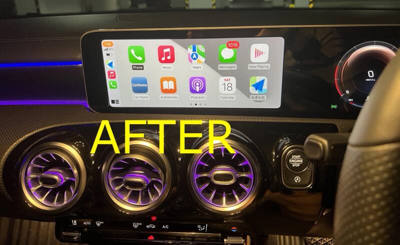Mercedes NTG6 MBUX to Full-Screen Apple CarPlay  INSTALLATION SERVICE MELBOURNE NEAR ME