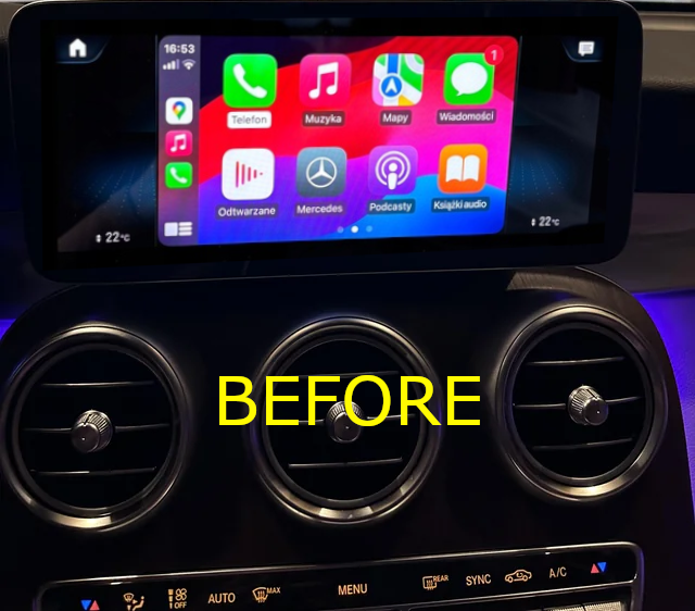 Mercedes Benz Apple CarPlay Full Screen Activation 2018, 2019, 2020, 2021, 2022, 2023 A-Class (W177)  B-Class (W247) CLA (C118/X118) GLA (H247) GLB (X247) GLC (X253/C253) E-Class (W213/S213) GLE (V167) GLS (X167) MELBOURNE INSTALLATION NEAR ME