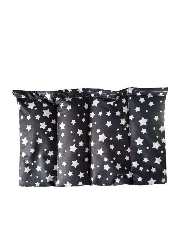 Verzwaringskussen zwart wisselende ster direct geleverd. Voor 20.00 uur besteld. Volgende werkdag verstuurd