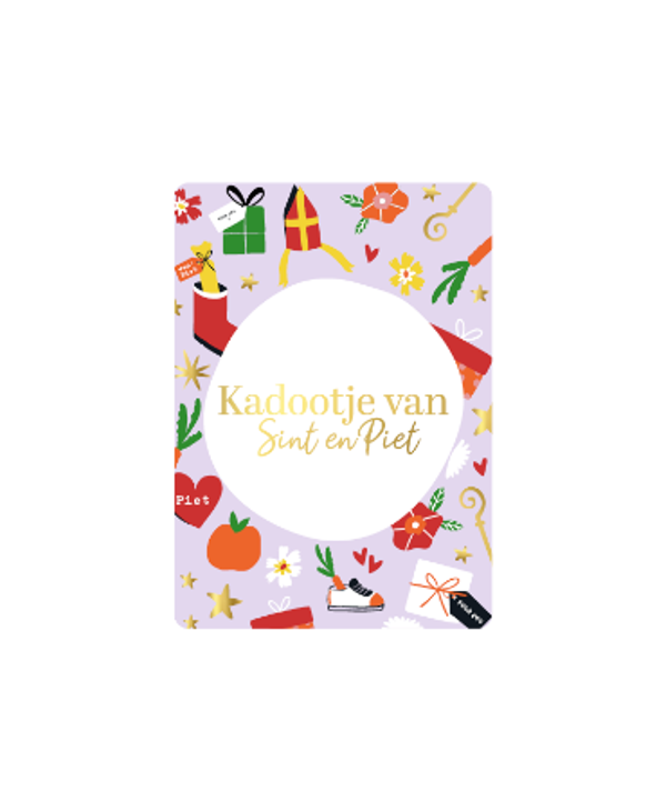 Cadeaukaartje - Sint