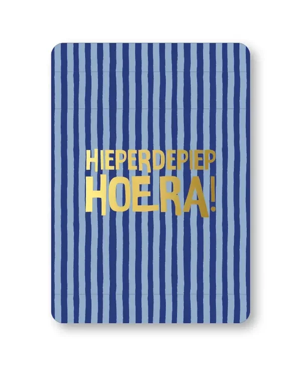 Wenskaart - Hieperdepiep hoera