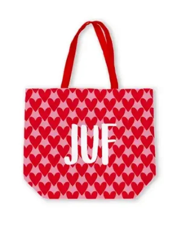 Canvas tas - Juf
