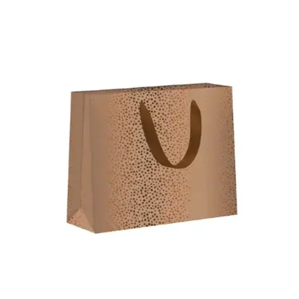 Luxe kadotasje - Dots beige