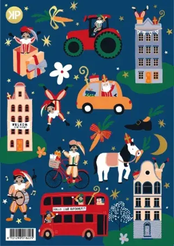 Stickervel - Sinterklaas feest