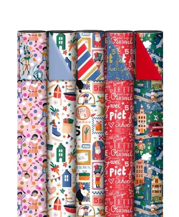 Kadopapier set - Sinterklaas feest