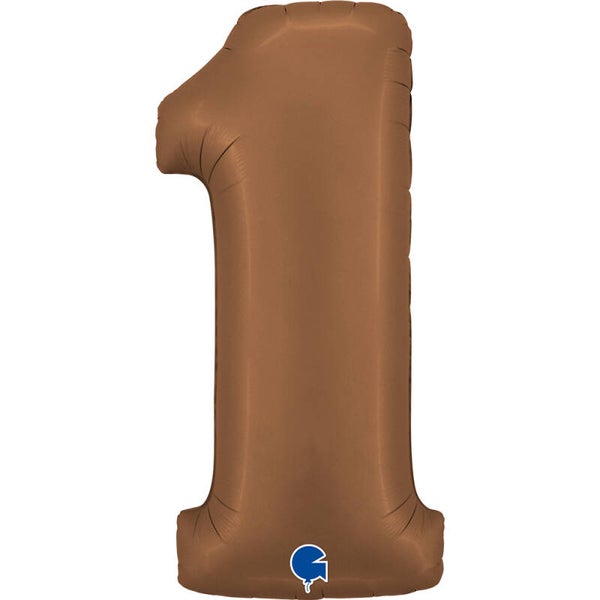 Cijferballon - Bruin