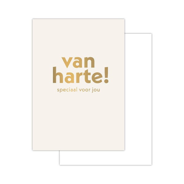 Kadokaartje - Van Harte