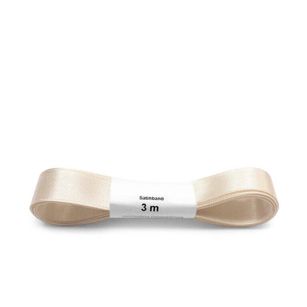 Satijn lint - Off white