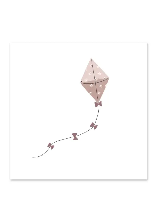 Mini kaartje - Vlieger