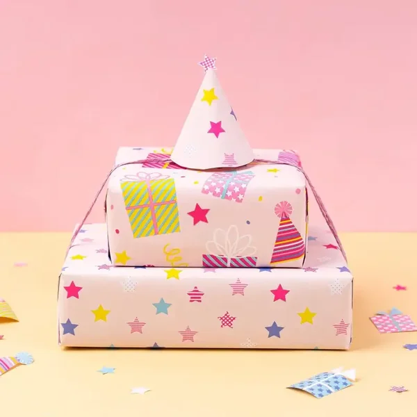 Kadopapier - Pink Party