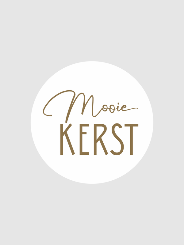 Sticker - Mooie Kerst