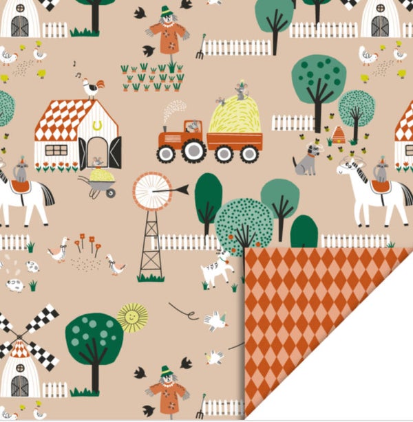 Kadopapier - Boerderij