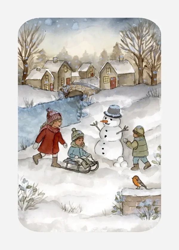 Ansichtkaart - Kerst 6