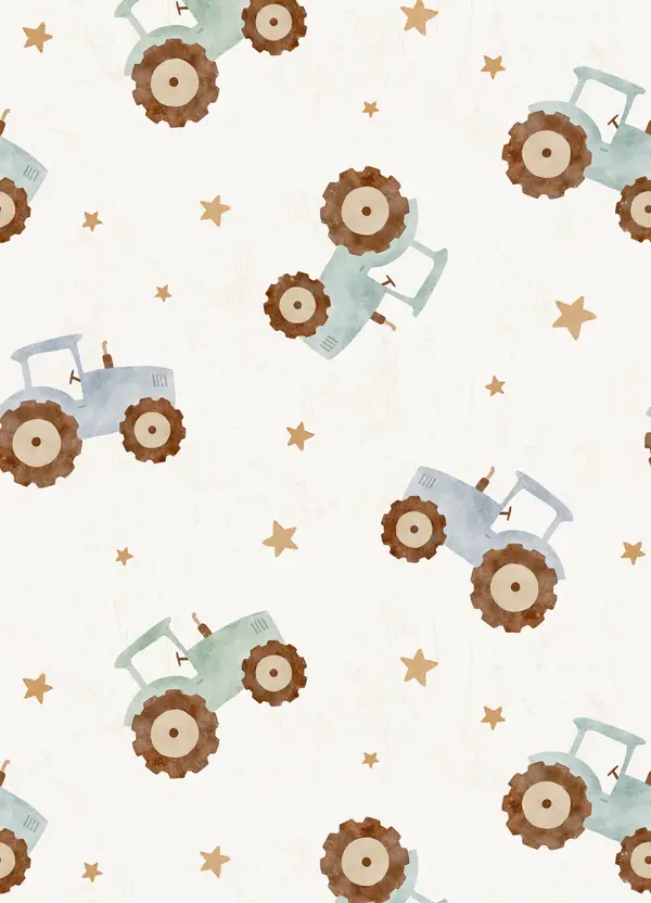 Wenskaart - Tractors