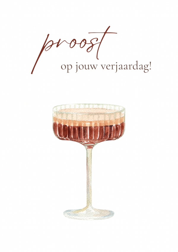 Wenskaart - Espresso Martini