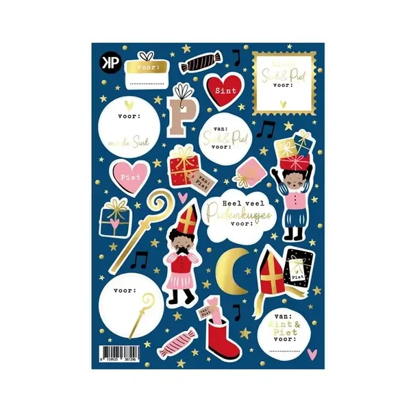 Stickervel - Sint