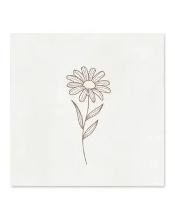 Mini kaartje - Bloem