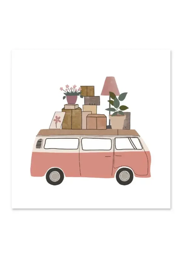 Mini kaartje - Busje