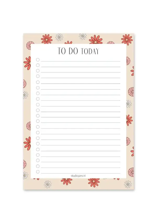 Notitieblok - To do today