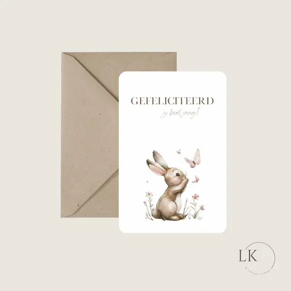 Wenskaart - Gefeliciteerd jij bent jarig!