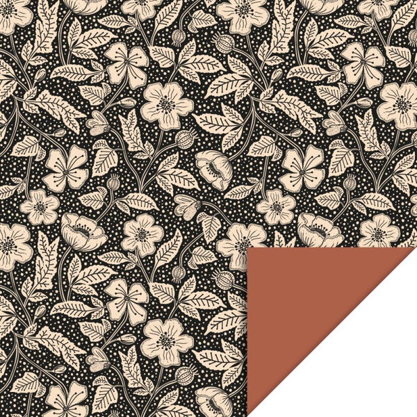 Kadopapier - Bloemen herfst