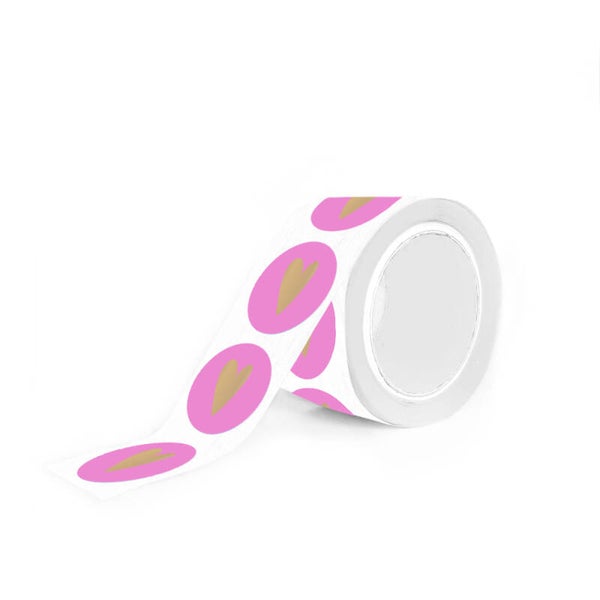 Sticker - Hartje roze