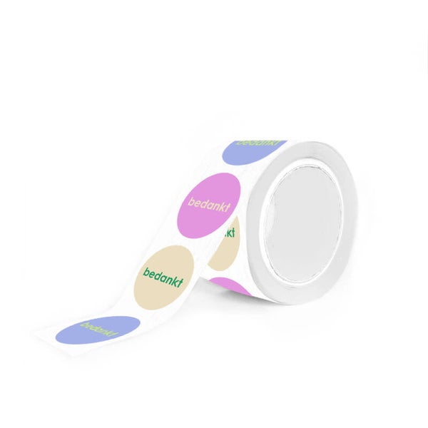 Sticker - Bedankt
