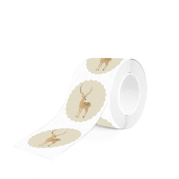 Sticker - Rendier goud