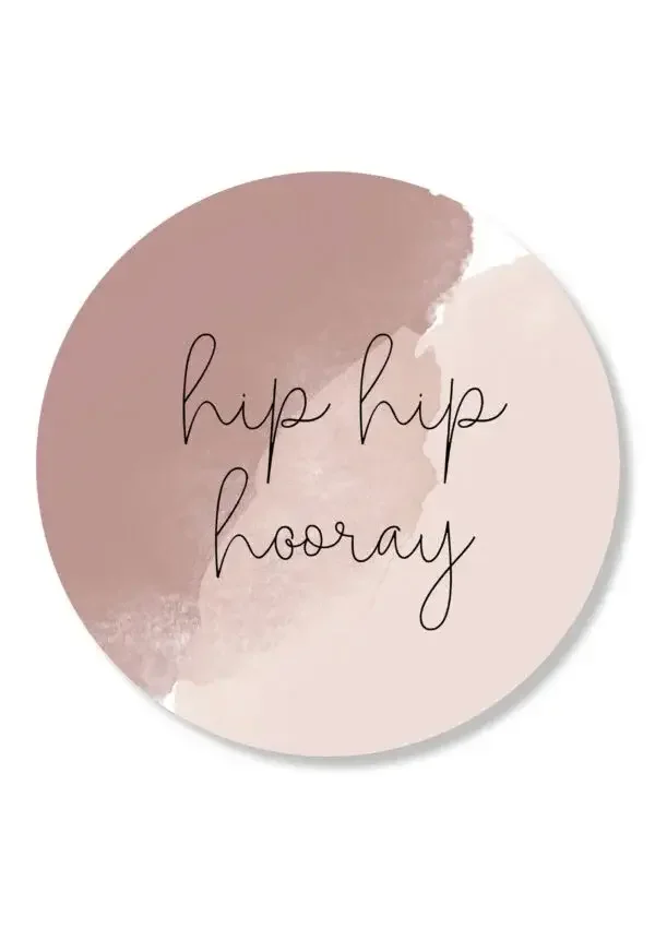 Sticker - Hip hip hooray