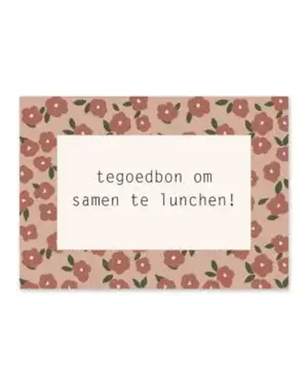 Tegoedbon - Lunchen