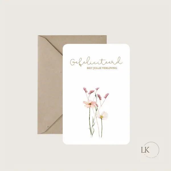 Wenskaart - Verloving