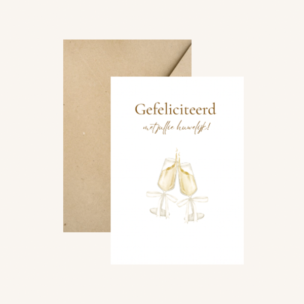 Wenskaart - Huwelijk