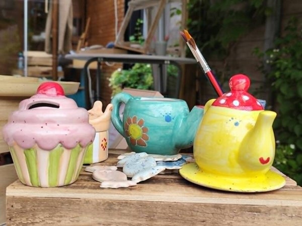 WORKSHOP glazuren voor KIDS op dinsdag 7 juli van 13.30 u. tot 15.30 u.