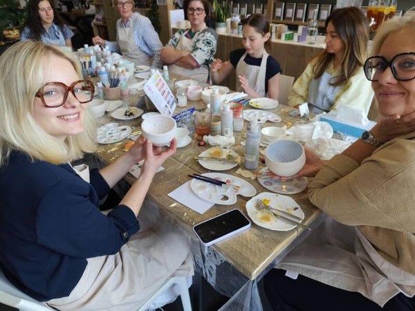 WORKSHOP PAINT (glazuren van reeds biscuit gebakken eigen werk)