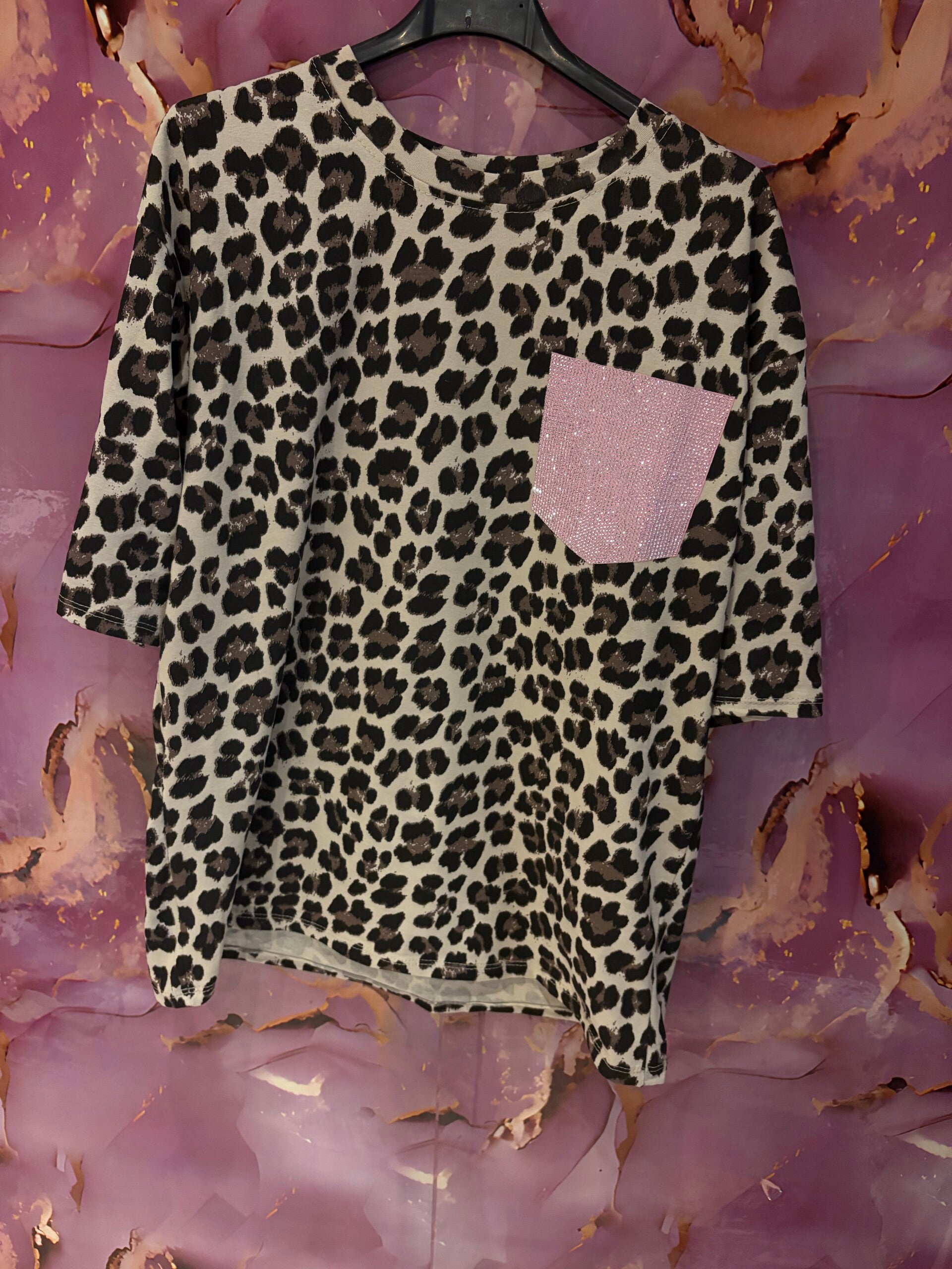 Shine leopard shirt