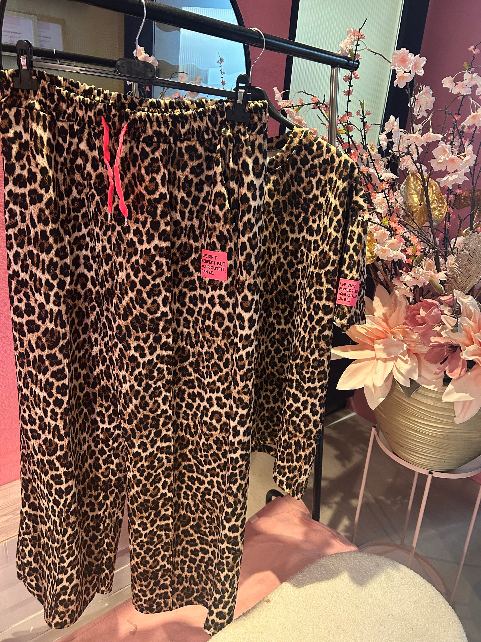 2- delige set ´Label Babe´ Panter(plus size)