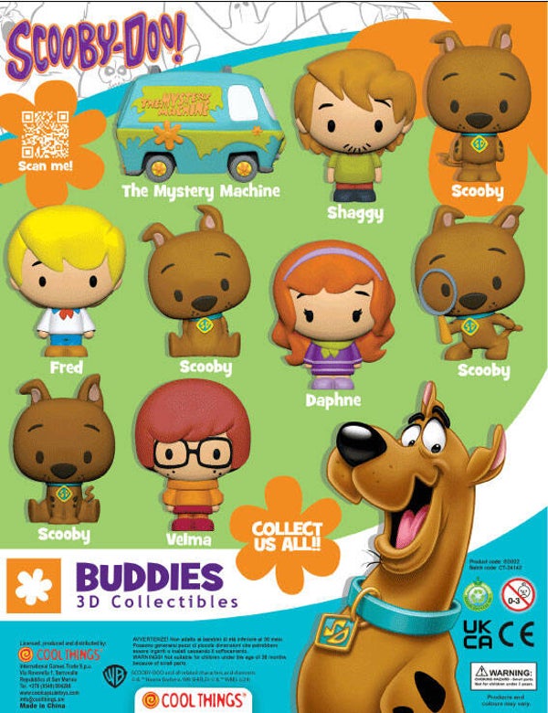 Capsule 65mm Scooby Doo buddies 100 stuks
