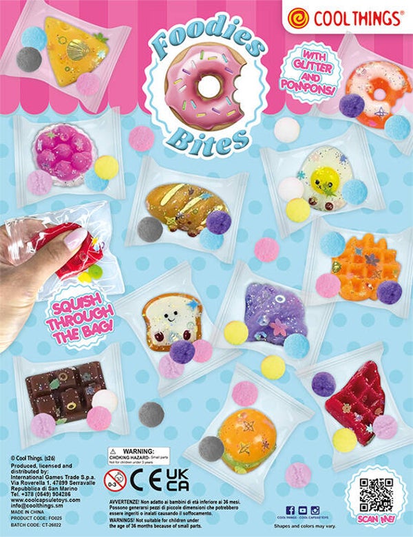 Capsule 50mm Foodies Bites 100 stuks