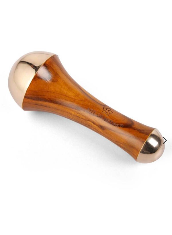 Ayurvedische Kansa Wand Double Dome | Gezichtsmassagetool