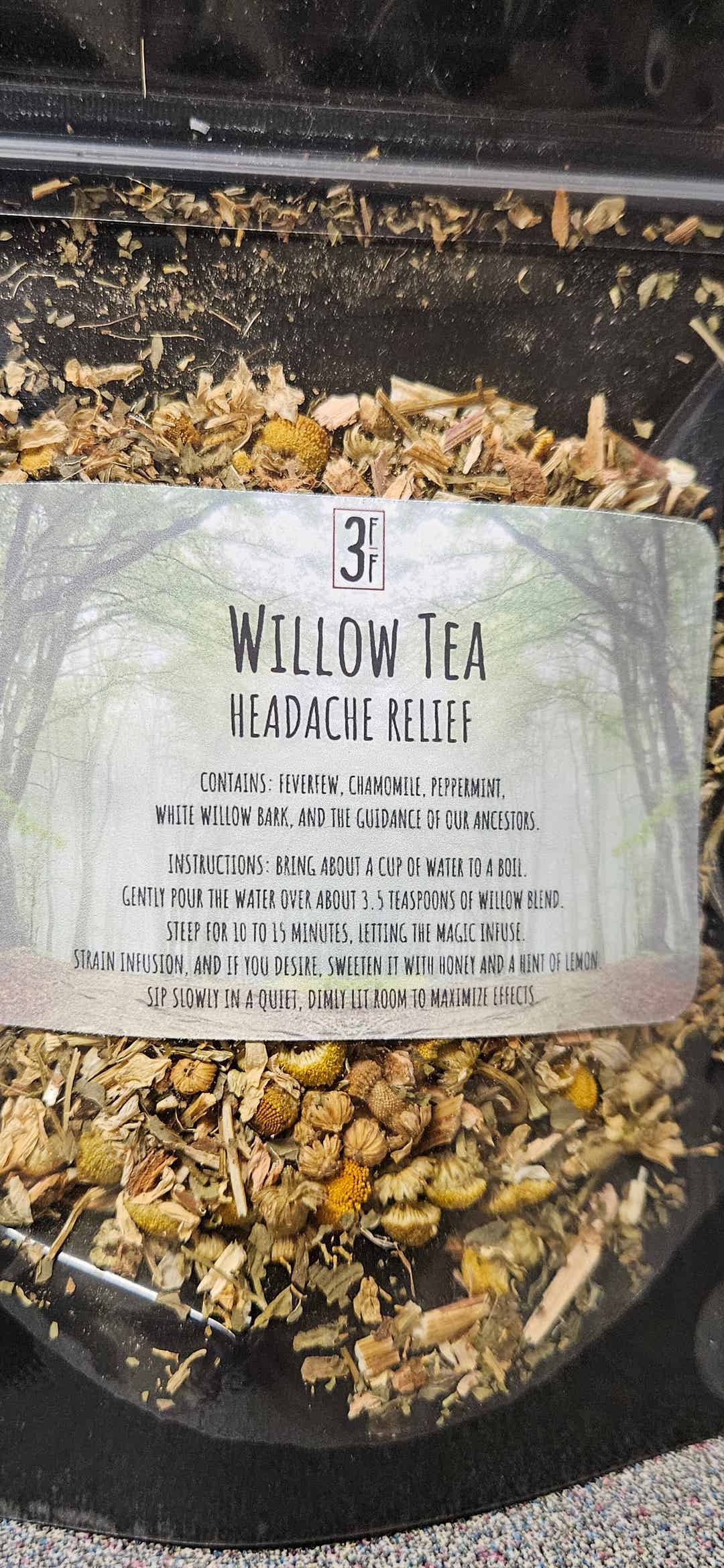 Willow Tea Headache Relief