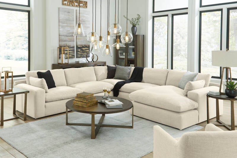 5 Pc Sectional with Chaise (Reversible)